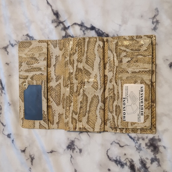 Club Rochelier snakeskin tri fold wallet - Picture 3 of 7